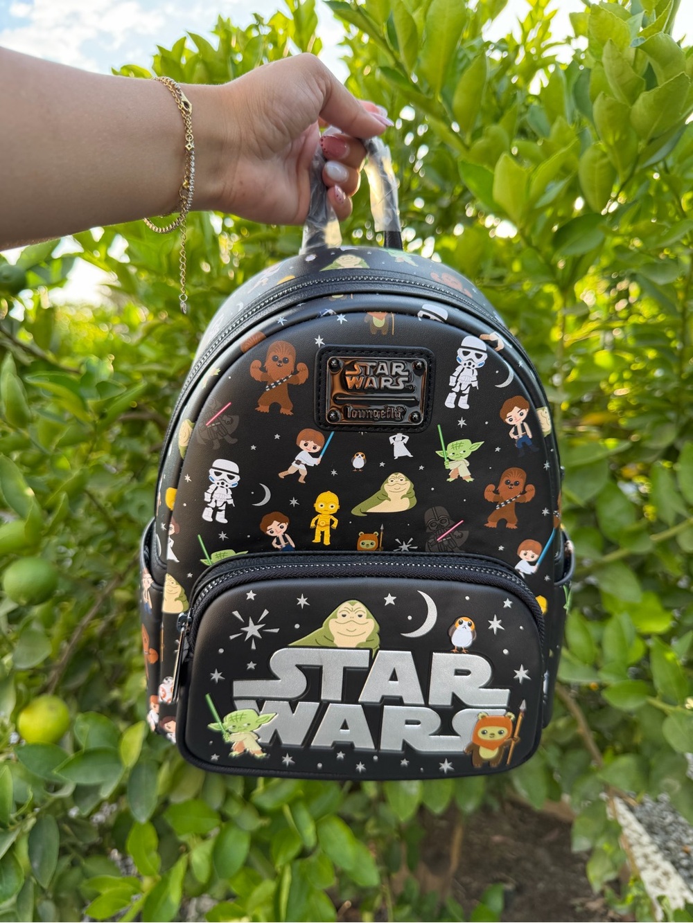 Loungefly Star Wars Black Mini Backpack